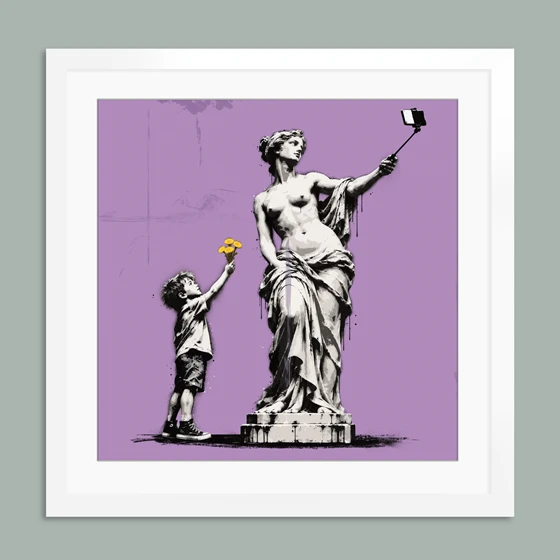 Pop art kunst Rino Larsen tittel Adore. Venus de Milo