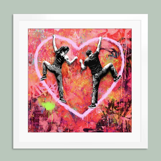 Street art Rino Larsen Kunst Grafikk. Orbit