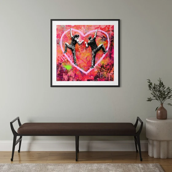 Street art Rino Larsen Kunst Grafikk. Orbit