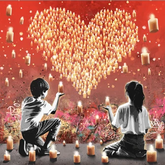 Street art Rino Larsen Kunst trykk. Ignite