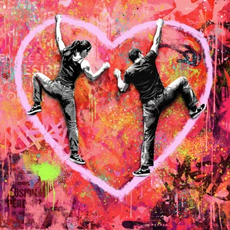 Street art Rino Larsen Kunst trykk. Tittel Orbit